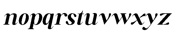 Estin Loftin Italic Font LOWERCASE