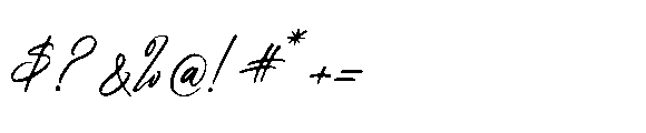 Estone Dreamwell Regular Font OTHER CHARS