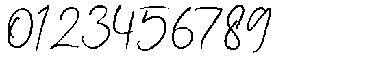 Estoria Talking Script Regular Font OTHER CHARS