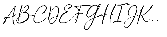 Estoria Talking Script Regular Font UPPERCASE