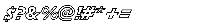 Estrada Regular Font OTHER CHARS