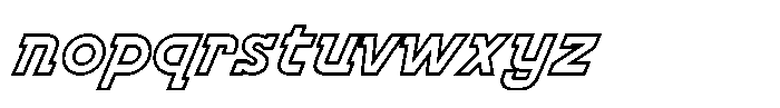 Estrada Regular Font LOWERCASE