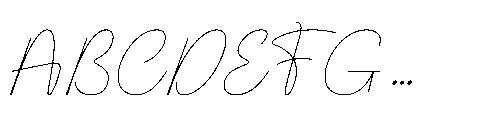 Estrader Font UPPERCASE