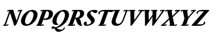 Estratto Black Italic Font UPPERCASE