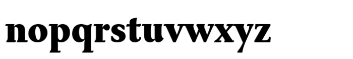 Estratto Black Font LOWERCASE