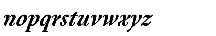 Estratto Bold Italic Font LOWERCASE