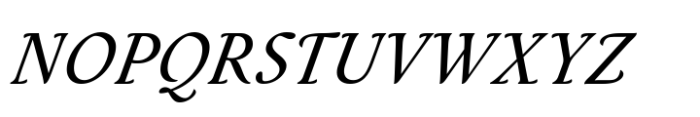 Estratto Medium Italic Font UPPERCASE