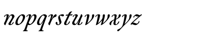 Estratto Medium Italic Font LOWERCASE