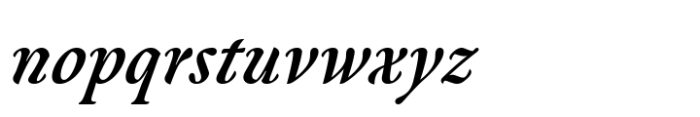 Estratto Semi Bold Italic Font LOWERCASE