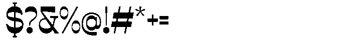 Estripe Regular Font OTHER CHARS