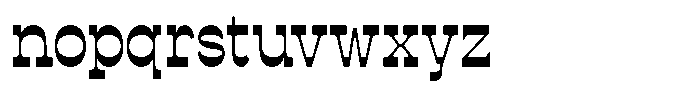 Estripe Regular Font LOWERCASE