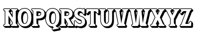 Esyotu Shadow Font UPPERCASE