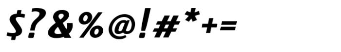 eSpectrum Bold Italic Font OTHER CHARS