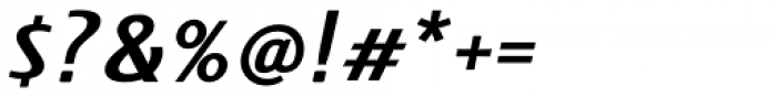 eSpectrum Demi Bold Italic Font OTHER CHARS