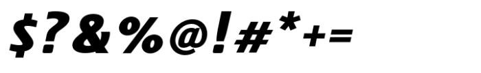 eSpectrum Extra Bold Italic Font OTHER CHARS