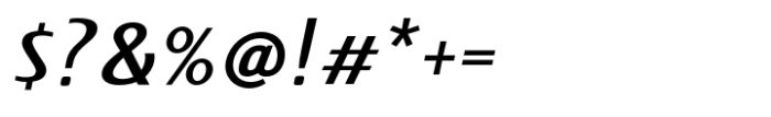 eSpectrum Regular Italic Font OTHER CHARS