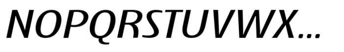 eSpectrum Regular Italic Font UPPERCASE