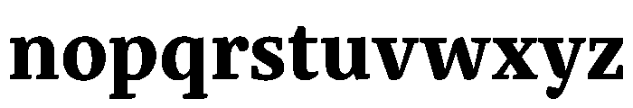 EskorteLatin Bold Instance Font LOWERCASE
