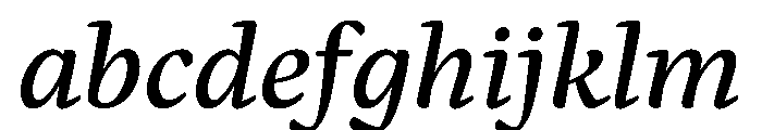 EskorteLatin Italic Instance FONT