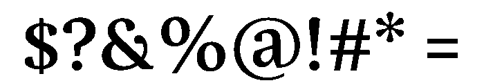 EskorteLatin Medium Instance Font OTHER CHARS
