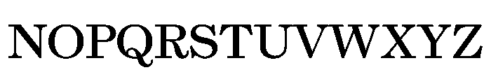 EsperanzaHeadline Roman Font UPPERCASE