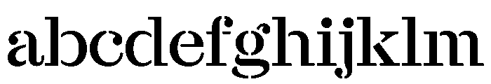 EsperanzaStencil Roman FONT