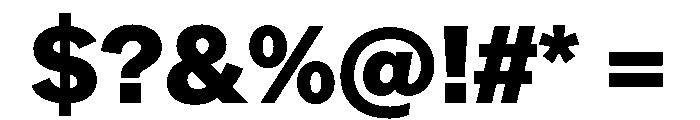 Essent Black Instance Font OTHER CHARS