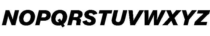 Essent BlackItalic Instance Font UPPERCASE