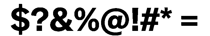 Essent Bold Instance Font OTHER CHARS