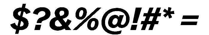 Essent BoldItalic Instance Font OTHER CHARS