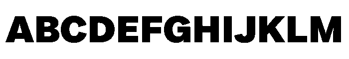 Essent Heavy Instance Font UPPERCASE