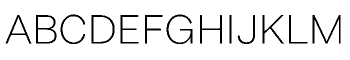 Essent Light Font UPPERCASE