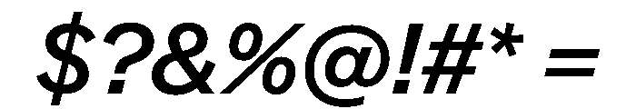 Essent MediumItalic Instance Font OTHER CHARS