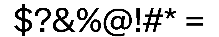 Essent Regular Font OTHER CHARS