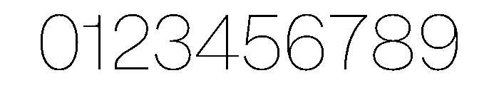Essent Thin Font OTHER CHARS