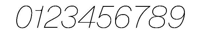 Essent ThinItalic Instance Font OTHER CHARS