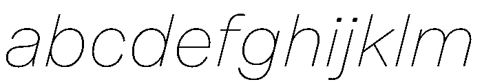 Essent ThinItalic FONT