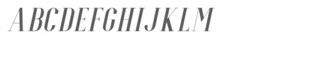 Espoir Serif Italic Font UPPERCASE