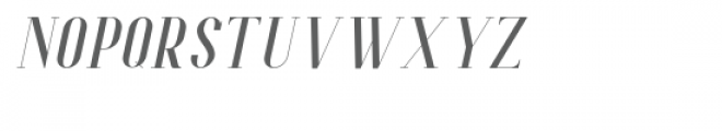 Espoir Serif Italic Font UPPERCASE