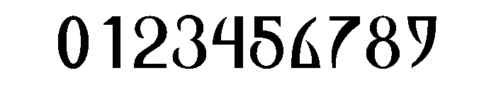 Escher Regular Font OTHER CHARS