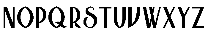 Escher Regular Font UPPERCASE