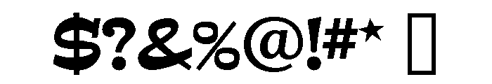 Estro Regular Font OTHER CHARS