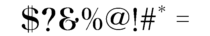 ET Helvania Regular Font OTHER CHARS
