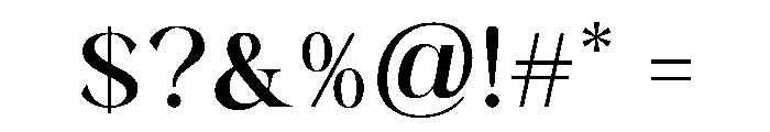 ET Kalea Regular Font OTHER CHARS