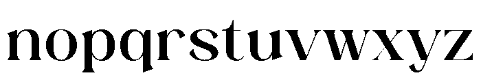 ET Kalea Regular Font LOWERCASE