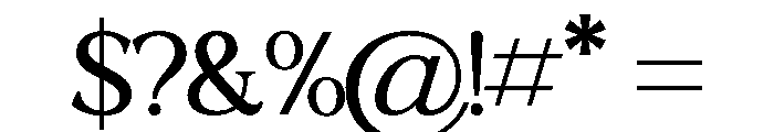 ET Kaliena Regular Font OTHER CHARS