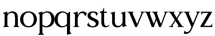 ET Kaliena Regular Font LOWERCASE