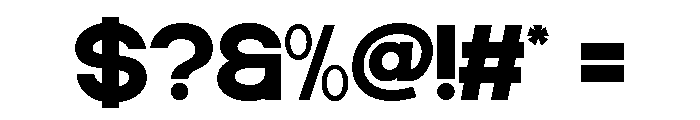 ETISITE Semi Bold Font OTHER CHARS