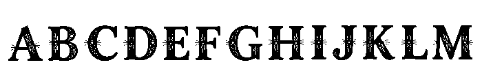 Etch Regular Font UPPERCASE