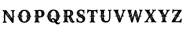Etch Regular Font UPPERCASE